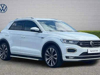 Used VW T-Roc R-line 150 HP (110 kW) 2021 White SUV