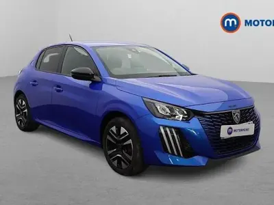 Used Peugeot e-208 Style 100 kW (137 HP) 2023 Blue Hatchback