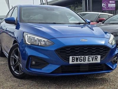 Used Ford Focus ST-Line 125 HP (91 kW) 2019 Blue Hatchback