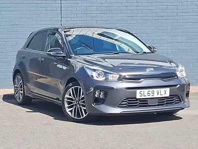 Begagnad Kia Rio GT-Line 2020 Grå Halvkombi