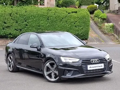 Used Audi A4 Black Edition 150 HP (110 kW) 2019 Black Sedan