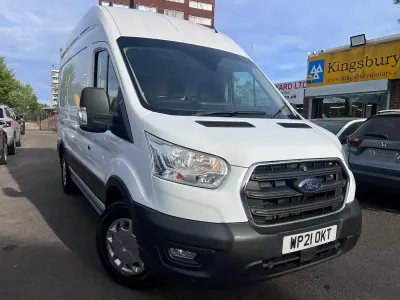 Used Ford Transit Trend 130 HP (95 kW) 2021 White Van
