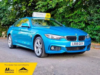 Used BMW 420 Coupé M Sport 184 HP (135 kW) 2018 Blue Coupe