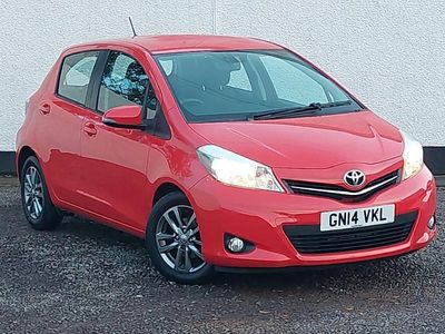 Red Used 2014 Toyota Yaris Hatchback | £6,698 (Fair price)