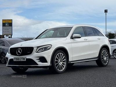 Used Mercedes GLC220 AMG line 2019 White Estate