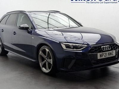 Used Audi A4 Black Edition 150 HP (110 kW) 2021 Blue Estate
