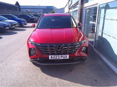 Used Hyundai Tucson Premium 150 HP (110 kW) 2023 Sunset red SUV