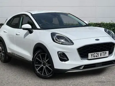 Used Ford Puma Titanium 125 HP (91 kW) 2021 White SUV