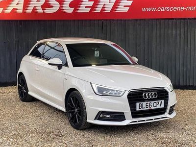 White Used 2016 Audi A1 S-Line Hatchback | £9,799 (Fair price)
