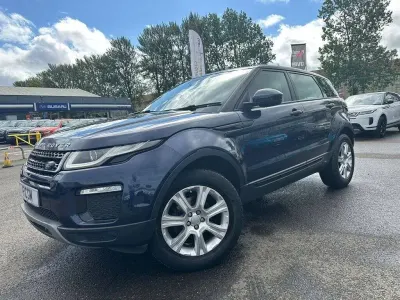 Used Land Rover Range Rover evoque SE 240 HP (176 kW) 2017 Blue Hatchback