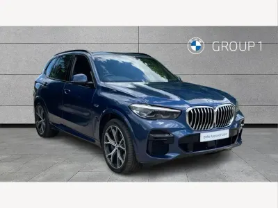 Used BMW X5 M Sport 394 HP (289 kW) 2021 Blue SUV