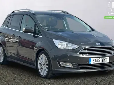 Used Ford Grand C-Max Titanium 150 HP (110 kW) 2019 Grey MPV