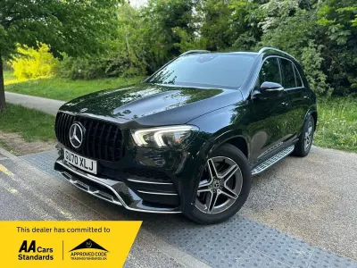 Käytetty Mercedes GLE350 AMG line 2020 Musta Farmari