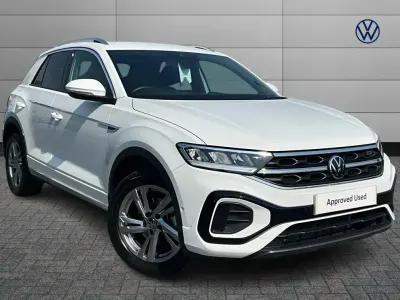 Used VW T-Roc R-line 150 HP (110 kW) 2022 White SUV