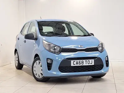 Used Kia Picanto 2018 Blue Hatchback