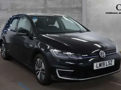 Used VW e-Golf 99 kW (135 HP) 2019 Black Hatchback