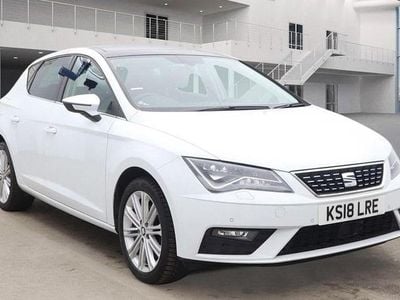 Used Seat Leon XCELLENCE 125 HP (91 kW) 2018 White Hatchback