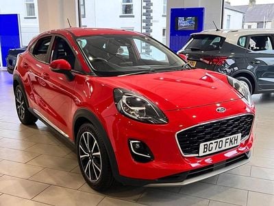 Used Ford Puma Titanium 2020 Red Hatchback