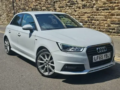 Used Audi A1 Sportback S-Line 116 HP (85 kW) 2015 White Hatchback