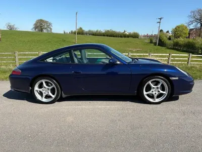 Used Porsche 996 315 HP (231 kW) 2002 Blue Coupe