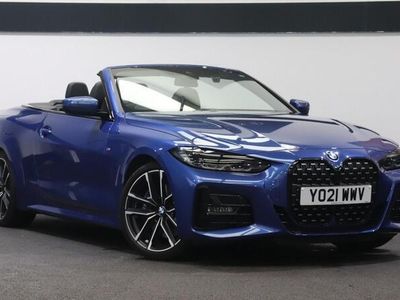 Used BMW 420 M Sport 192 HP (141 kW) 2021 Blue Cabriolet