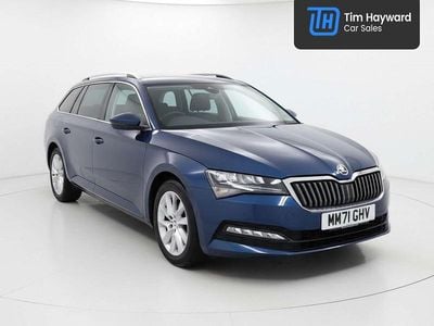 Used Skoda Superb SE Technology 150 HP (110 kW) 2022 Blue Estate