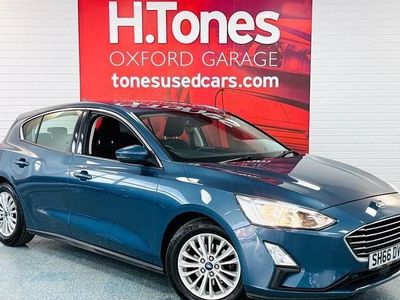 Blue Used 2018 Ford Focus Titanium Hatchback | £9,895 (Fair price)