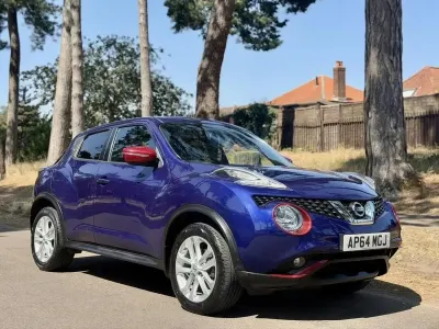 Used Nissan Juke Acenta Premium 115 HP (84 kW) 2015 Blue SUV