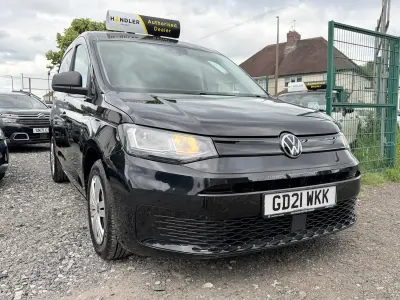 Used VW Caddy S 102 HP (75 kW) 2021 Black MPV