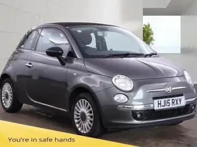 Begagnad Fiat 500C S 69 HK (50 kW) 2015 Grå Cab