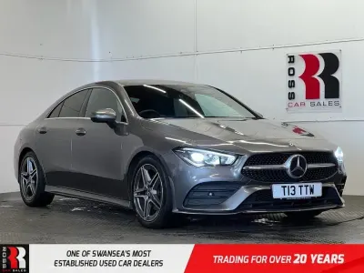 Begagnad Mercedes CLA180 AMG line 136 HK (100 kW) 2019 Grå Sedan