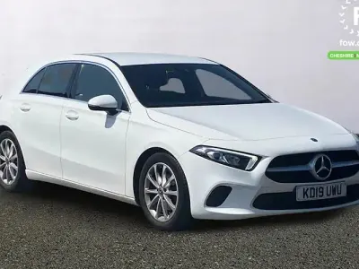 Begagnad Mercedes A180 116 HK (85 kW) 2019 Vit Halvkombi