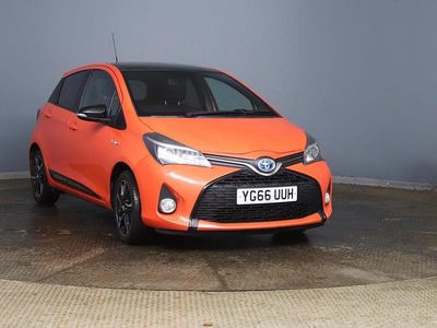 Orange Used 2016 Toyota Yaris Hybrid Edition Hatchback | £9,250 (Fair price)