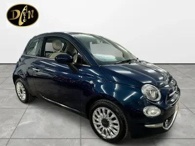 Used Fiat 500 Lounge 69 HP (50 kW) 2016 Blue Hatchback