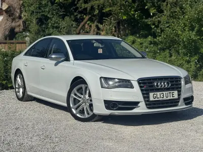 Used Audi S8 Advanced 2013 White Sedan