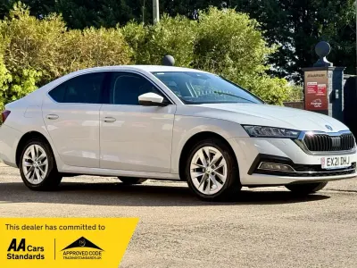 Used Skoda Octavia SE L 150 HP (110 kW) 2021 White Hatchback