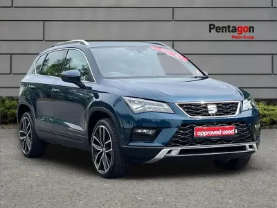 Used Seat Ateca XCELLENCE 150 HP (110 kW) 2018 Blue SUV