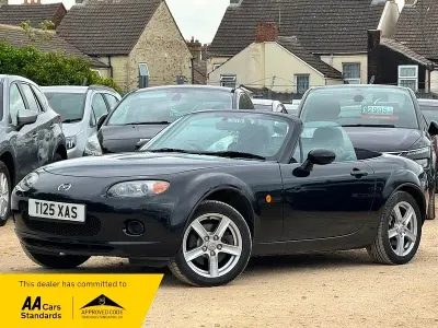 Used Mazda MX5 126 HP (92 kW) 2007 Black Cabriolet