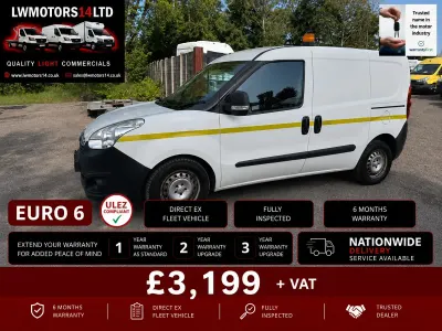 Used Vauxhall Combo 95 HP (69 kW) 2018 White MPV