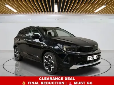 Used Vauxhall Grandland X Ultimate 130 HP (95 kW) 2022 Black SUV