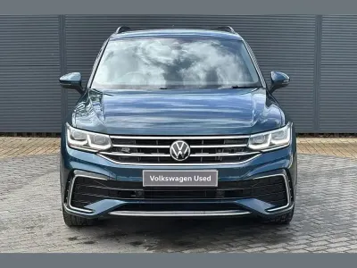 Used VW Tiguan R-line 150 HP (110 kW) 2022 Blue SUV