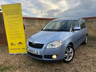 Gebraucht Skoda Roomster 105 PS (77 kW) 2008 Blau Van / Kleinbus