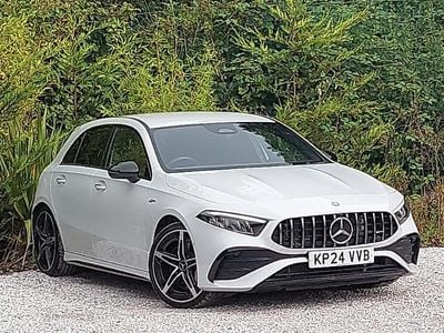 White Used 2024 Mercedes A35 AMG Premium Hatchback | £33,998 (A bit pricey)