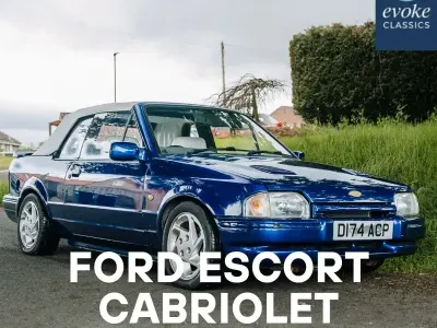 Used Ford Escort Cabriolet 1987 Blue Cabriolet