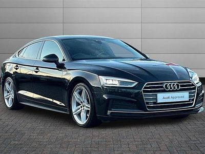 Mythos black Used 2019 Audi A5 S-Line Hatchback | £19,250 (Fair price)