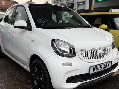 Used Smart ForFour Prime 71 HP (52 kW) 2015 White Hatchback