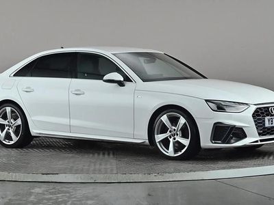 White Used 2022 Audi A4 S-Line Sedan | £19,998 (Good price)