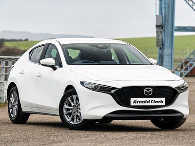 White New 2025 Mazda 3 Prime-Line Hatchback | £22,998 (A bit pricey)