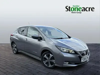 Used Nissan Leaf Tekna 110 kW (150 HP) 2018 Grey Hatchback