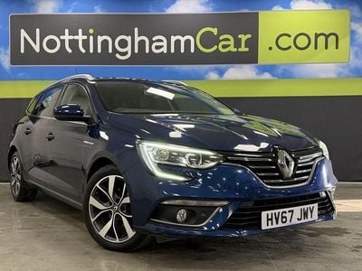 Used Renault Mégane GrandTour Dynamique 110 HP (80 kW) 2017 Blue Estate